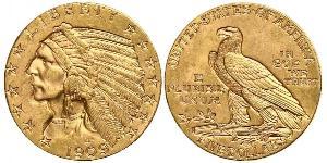 5 Dollar USA (1776 - ) Gold 