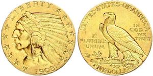 5 Dollar USA (1776 - ) Gold 