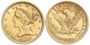 5 Dollar USA (1776 - ) Gold 