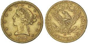 5 Dollar USA (1776 - ) Gold 