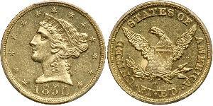 5 Dollar USA (1776 - ) Gold 