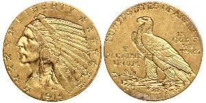 5 Dollar USA (1776 - ) Gold 