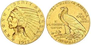 5 Dollar USA (1776 - ) Gold 