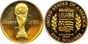 5 Dollar USA (1776 - ) Gold 