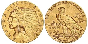 5 Dollar USA (1776 - ) Gold 