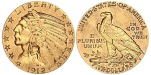 5 Dollar USA (1776 - ) Gold 