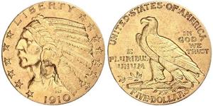 5 Dollar USA (1776 - ) Gold 