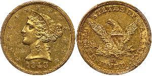 5 Dollar USA (1776 - ) Gold 