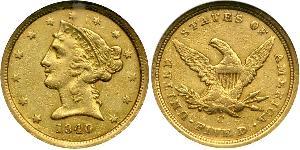 5 Dollar USA (1776 - ) Gold 