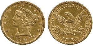 5 Dollar USA (1776 - ) Gold 
