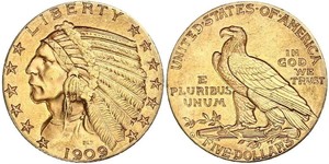 5 Dollar USA (1776 - ) Gold 