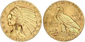 5 Dollar USA (1776 - ) Gold 