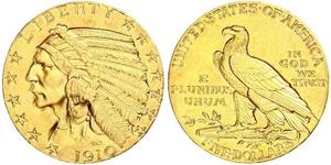 5 Dollar USA (1776 - ) Gold 