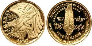 5 Dollar USA (1776 - ) Gold 