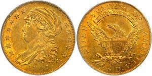 5 Dollar USA (1776 - ) Gold 