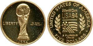 5 Dollar USA (1776 - ) Gold 