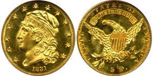 5 Dollar USA (1776 - ) Gold 