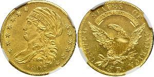 5 Dollar USA (1776 - ) Gold 