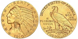 5 Dollar USA (1776 - ) Gold 