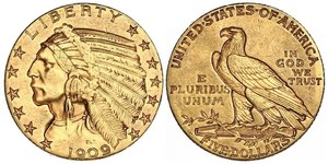 5 Dollar USA (1776 - ) Gold 