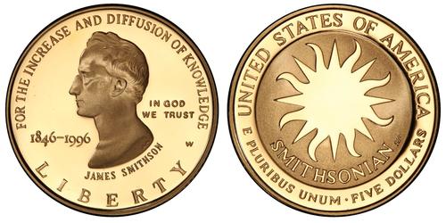 5 Dollar USA (1776 - ) Gold 