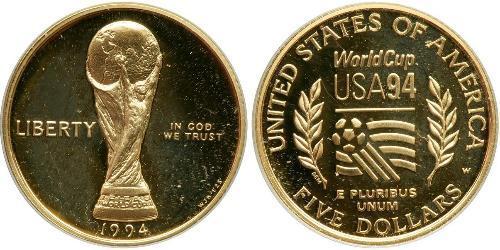 5 Dollar USA (1776 - ) Gold 