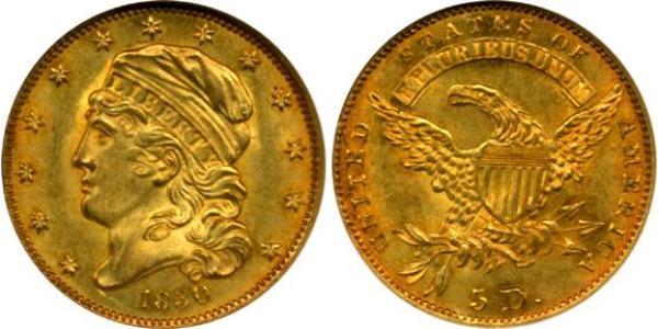 5 Dollar USA (1776 - ) Gold 