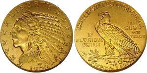 5 Dollar Vereinigten Staaten von Amerika (1776 - ) Gold 