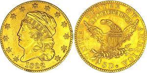 5 Dollar Vereinigten Staaten von Amerika (1776 - ) Gold 