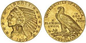 5 Dollar Vereinigten Staaten von Amerika (1776 - ) Gold 