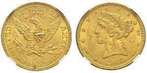 5 Dollar Vereinigten Staaten von Amerika (1776 - ) Gold 