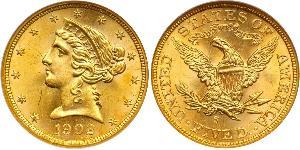 5 Dollar Vereinigten Staaten von Amerika (1776 - ) Gold 