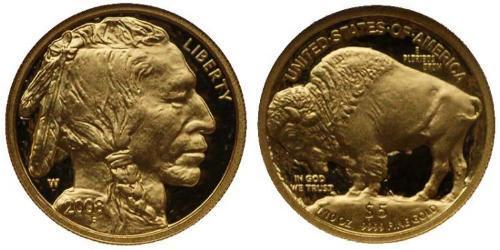5 Dollar Vereinigten Staaten von Amerika (1776 - ) Gold 