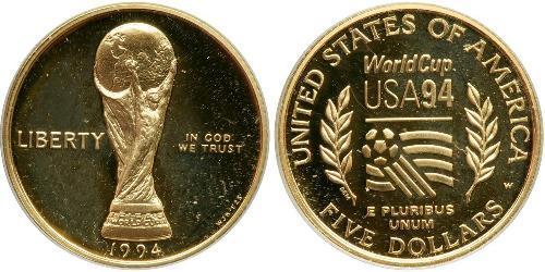 5 Dollar Vereinigten Staaten von Amerika (1776 - ) Gold 