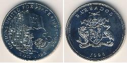 5 Dollar Barbados Kupfer/Nickel 