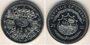 5 Dollar Liberia Kupfer/Nickel 