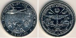 5 Dollar Marshallinseln Kupfer/Nickel 
