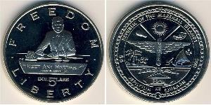 5 Dollar Marshallinseln Kupfer/Nickel 