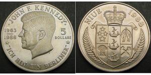 5 Dollar Niue Kupfer/Nickel 