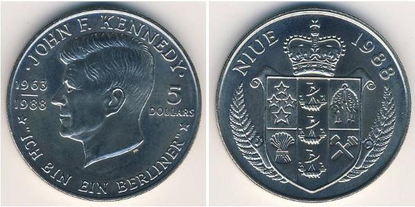 5 Dollar Niue Kupfer/Nickel 