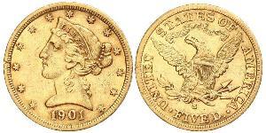 5 Dollar États-Unis d