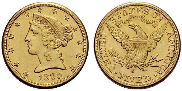 5 Dollar États-Unis d