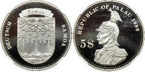 5 Dollar Palaos Palladium 