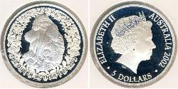 5 Dollar Australien (1939 - ) Silber 