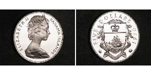 5 Dollar Bahamas Silber Elizabeth II (1926-2022)