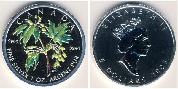 5 Dollar Kanada Silber 