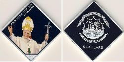 5 Dollar Liberia Silber 