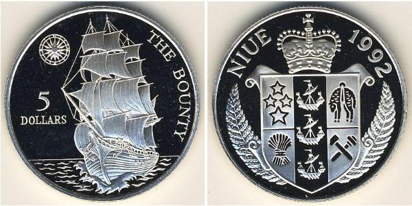 5 Dollar Niue Silber 