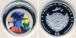 5 Dollar Palau Silber 