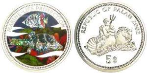 5 Dollar Palau Silber 